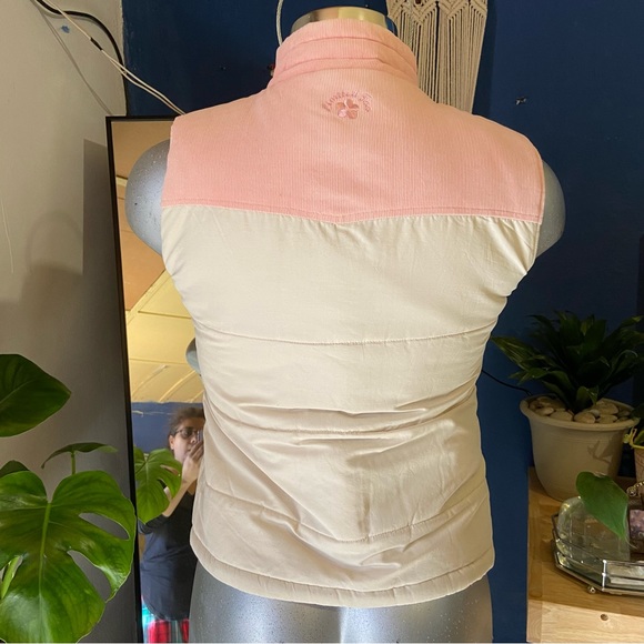 Cottagecore Reversible Puffer Vest Jacket Floral Feminine Corduroy Western Fairy - Picture 9 of 10